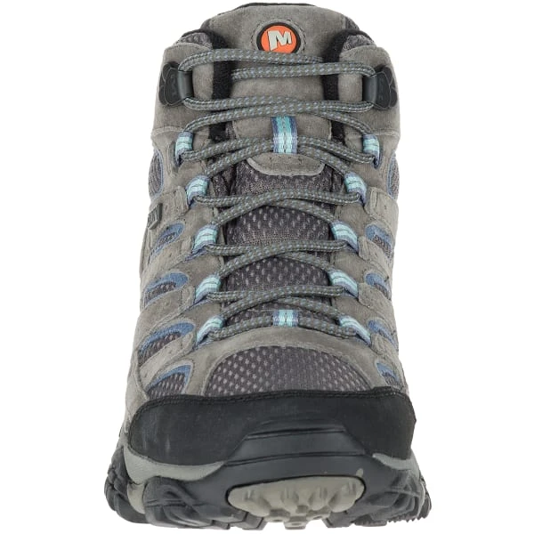 MERRELL Women's Moab 2 Mid Waterproof Hiking Boots, Granite - Image 3