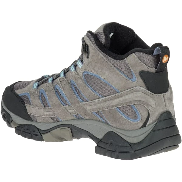 MERRELL Women's Moab 2 Mid Waterproof Hiking Boots, Granite - Image 6