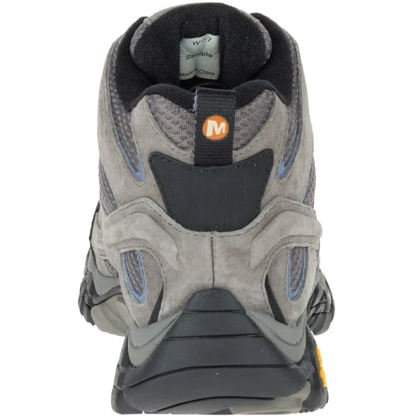 MERRELL Women's Moab 2 Mid Waterproof Hiking Boots, Granite - Image 7