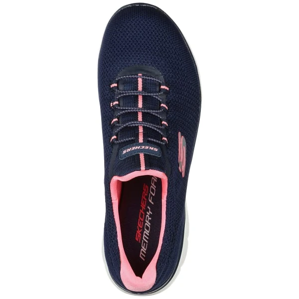 SKECHERS Women's Summits - Cool Classic Sneakers, Wide Width - Image 4