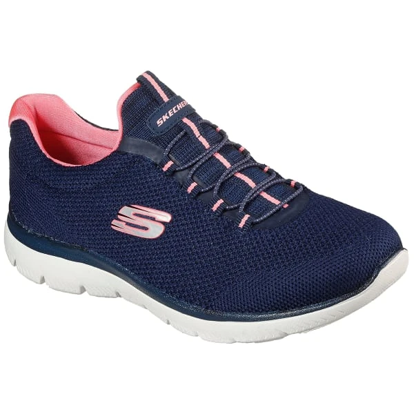 SKECHERS Women's Summits - Cool Classic Sneakers, Wide Width