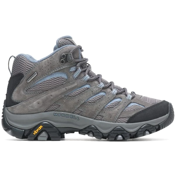 MERRELL Women's Moab 3 Mid Waterproof Hiking Boots, Wide