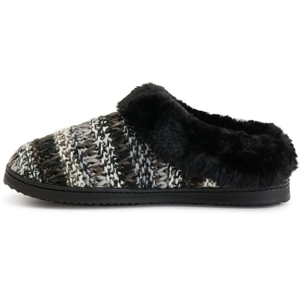 FAMOUS MAKER Women's Cora Striped Knit Clogs - Image 3